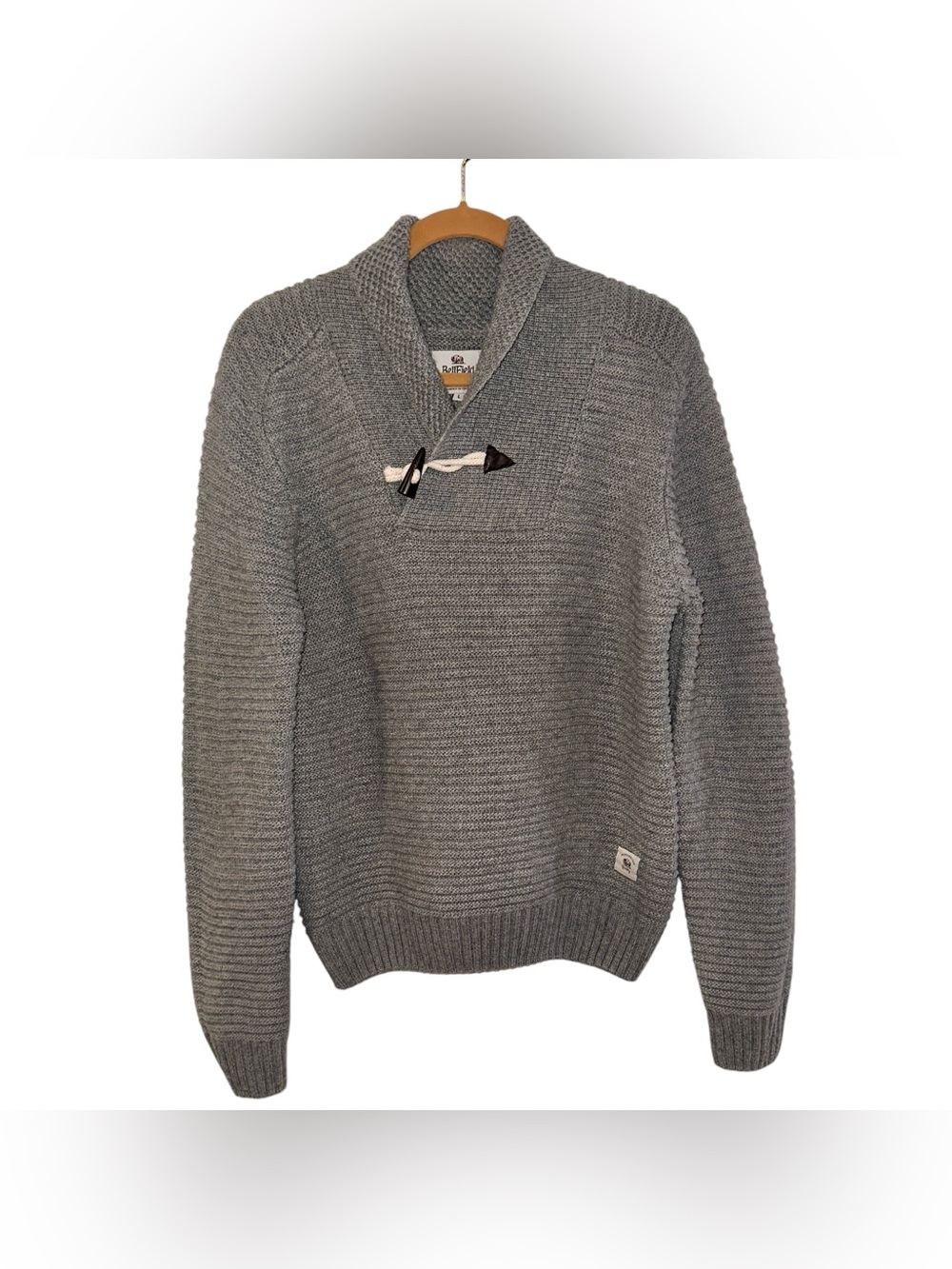 Vtg Men’s Bellfield Sweater Sz Lg Wool Shetland Fisherman Heritage Old School